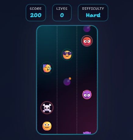 Emoji Rush browser game